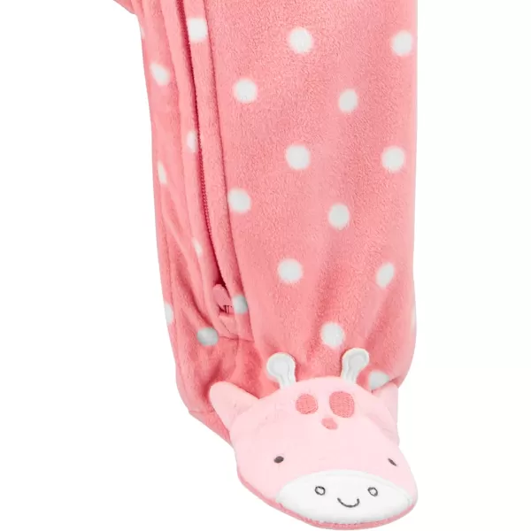 imageSimple Joys by Carters Baby Girls Fleece Footed Sleep and Play Pack of 2 Charcoal Forest AnimalsLight Pink Dots 03 MonthsSimple Joys by Carters Baby Girls Fleece Footed Sleep and Play Pack of 2 Charcoal Forest AnimalsLight Pink Dots 03 Months