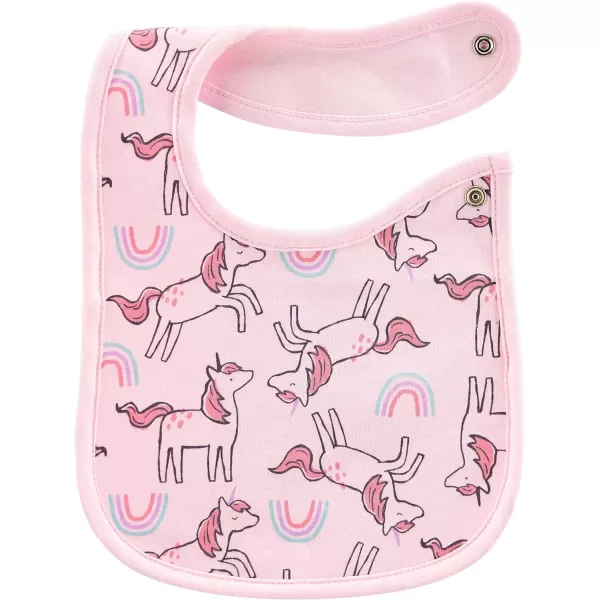 imageSimple Joys by Carters Baby Girls Teething Bibs Pack of 7MulticolorFloralUnicorn