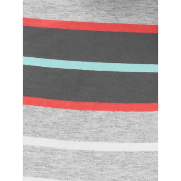 imageSimple Joys by Carters Boys 3Pack Short Sleeve PoloGreyMint GreenNavy Stripe