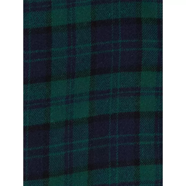 imageSimple Joys by Carters Boys LongSleeve Woven Shirt Pack of 2Green PlaidRed Gingham Plaid