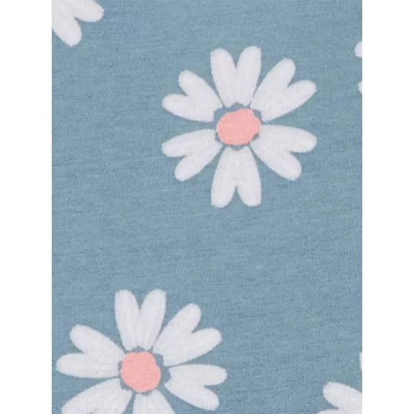 imageSimple Joys by Carters Girls ShortSleeve and Sleeveless Dress Sets Pack of 2Dusty Blue FloralPink