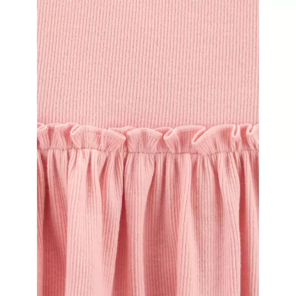 imageSimple Joys by Carters Girls ShortSleeve and Sleeveless Dress Sets Pack of 2Dusty Blue FloralPink