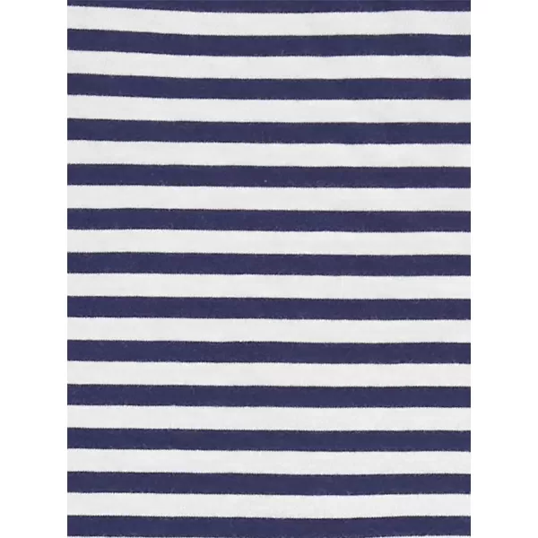 imageSimple Joys by Carters Girls ShortSleeve and Sleeveless Dress Sets Pack of 2Navy StripeRed Poppy Print