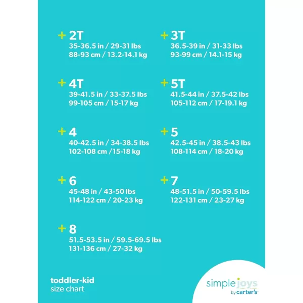 imageSimple Joys by Carters Girls and Toddlers Tumbling Shorts Pack of 4PinkNavy