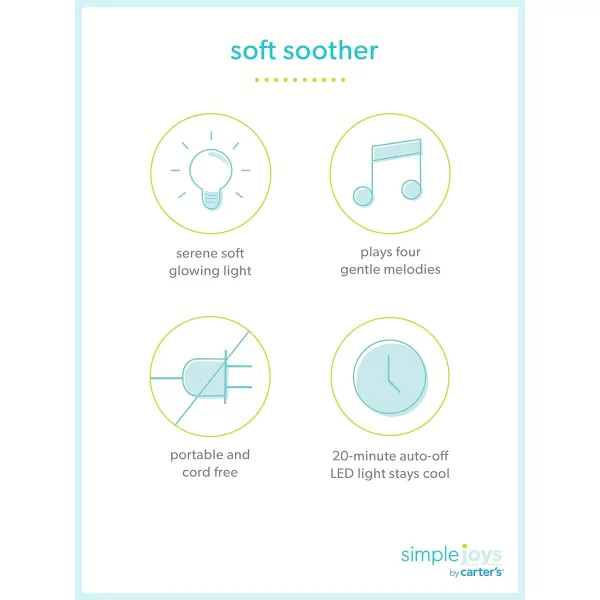 imageSimple Joys by Carters Soft SootherElephant