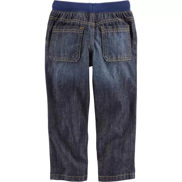 imageSimple Joys by Carters Toddler Boys PullOn Denim Pant Pack of 2GreyDenim
