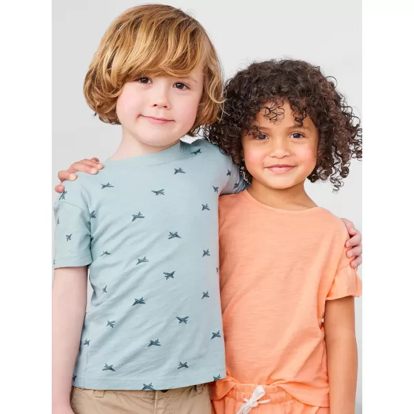 imageSimple Joys by Carters Toddler Boys ShortSleeve Shirts Pack of 3 Dusty BlueGold StripeTapestry Blue StripeSimple Joys by Carters Toddler Boys ShortSleeve Shirts Pack of 3 Dusty BlueGold StripeTapestry Blue Stripe