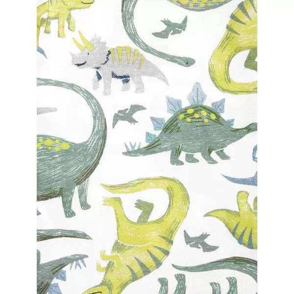 imageSimple Joys by Carters Toddler Boys SnugFit Footed Cotton Pajamas Pack of 3 Navy StripeSage Green ConstructionWhite Dinosaur 2TSimple Joys by Carters Toddler Boys SnugFit Footed Cotton Pajamas Pack of 3 Navy StripeSage Green ConstructionWhite Dinosaur 2T