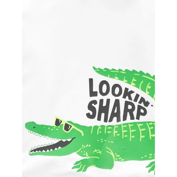 imageSimple Joys by Carters Toddler Boys Swimsuit Trunk and Rashguard Set Black Crocodile Print 2TSimple Joys by Carters Toddler Boys Swimsuit Trunk and Rashguard Set Black Crocodile Print 2T