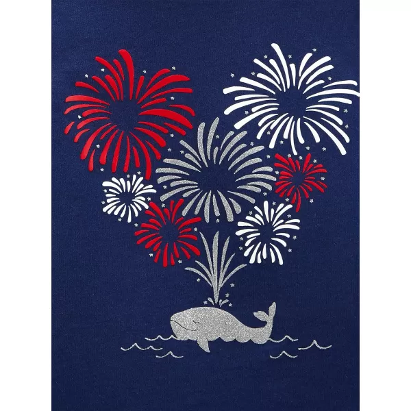 imageSimple Joys by Carters Toddler Girls ShortSleeve Shirts MultipacksNavy FireworksRed Flowers