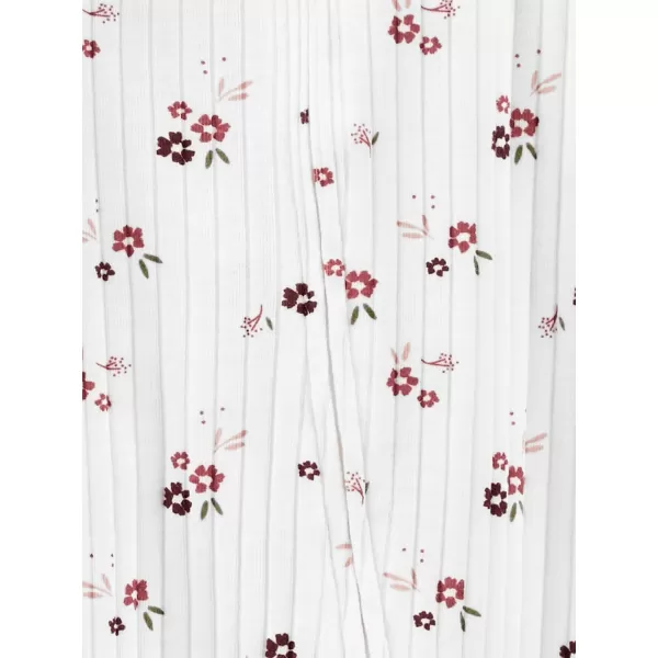 imageSimple Joys by Carters Unisex Babies 2Way Zip Textured Sleep and Play Pack of 2Light BurgundyPink Floral