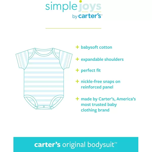 imageSimple Joys by Carters Unisex Babies LongSleeve Bodysuit Pack of 5 GreyWhite 03 MonthsSimple Joys by Carters Unisex Babies LongSleeve Bodysuit Pack of 5 GreyWhite 03 Months