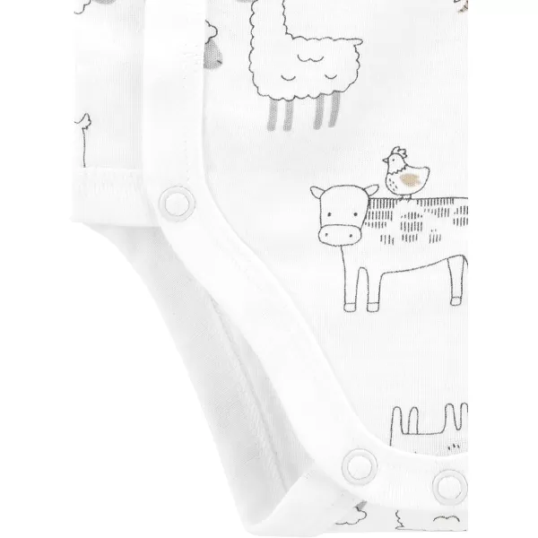 imageSimple Joys by Carters Unisex Babies ShortSleeve Bodysuit Pack of 5 GreenGrey Forest AnimalsLight Grey HeatherMint Green StripeWhite Llama 03 MonthsSimple Joys by Carters Unisex Babies ShortSleeve Bodysuit Pack of 5 GreenGrey Forest AnimalsLight Grey HeatherMint Green StripeWhite Llama 03 Months