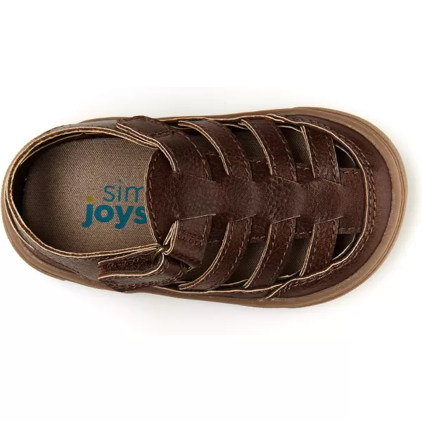 imageSimple Joys by Carters Unisex Baby Frankie SandalBrown