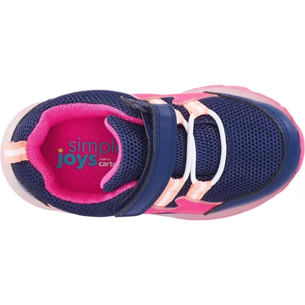 imageSimple Joys by Carters Unisex Kids Anka Light Up Sneaker NavyPink 8 Toddler 14 YearsSimple Joys by Carters Unisex Kids Anka Light Up Sneaker NavyPink 8 Toddler 14 Years