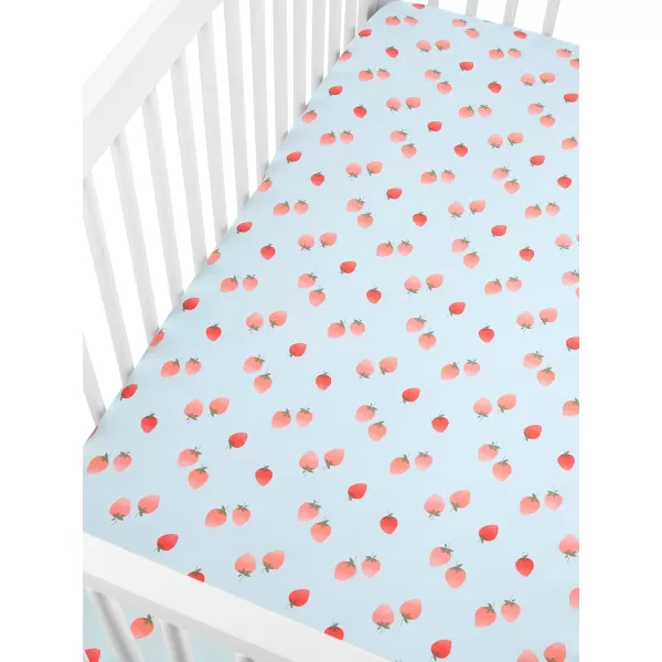 imageSimple Joys by Carters Unisex Kids Cotton Crib Sheets Pack of 2StrawberryDots
