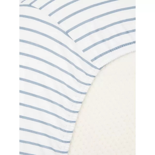 imageSimple Joys by Carters Unisex Kids Cotton Crib Sheets Pack of 2WhalesStripe