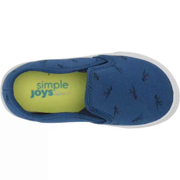 imageSimple Joys by Carters Unisex Kids and Toddlers Casual Slipon Canvas ShoeBlue