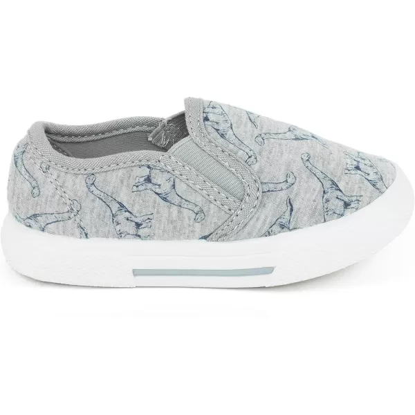 imageSimple Joys by Carters Unisex Kids and Toddlers Casual Slipon Canvas ShoeLight Grey