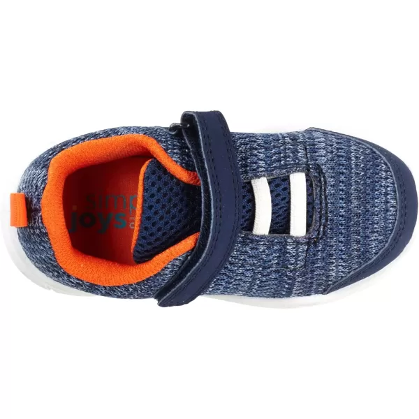 imageSimple Joys by Carters Unisex Kids and Toddlers Jordynn Knitted Athletic SneakerNavy