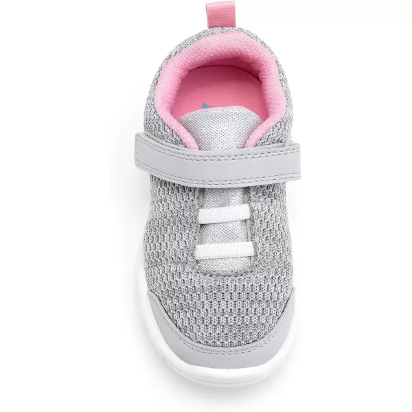 imageSimple Joys by Carters Unisex Kids and Toddlers Jordynn Knitted Athletic SneakerSilver