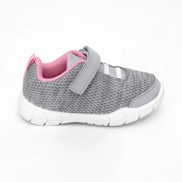 imageSimple Joys by Carters Unisex Kids and Toddlers Jordynn Knitted Athletic SneakerSilver