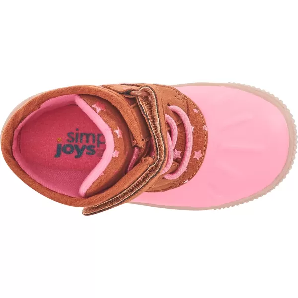 imageSimple Joys by Carters UnisexChild Alexis Outdoor Boot FashionBrown Pink Stars