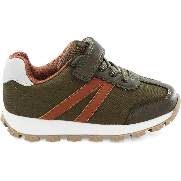 imageSimple Joys by Carters UnisexChild Bailey Athletic Sneaker Running ShoeOlive