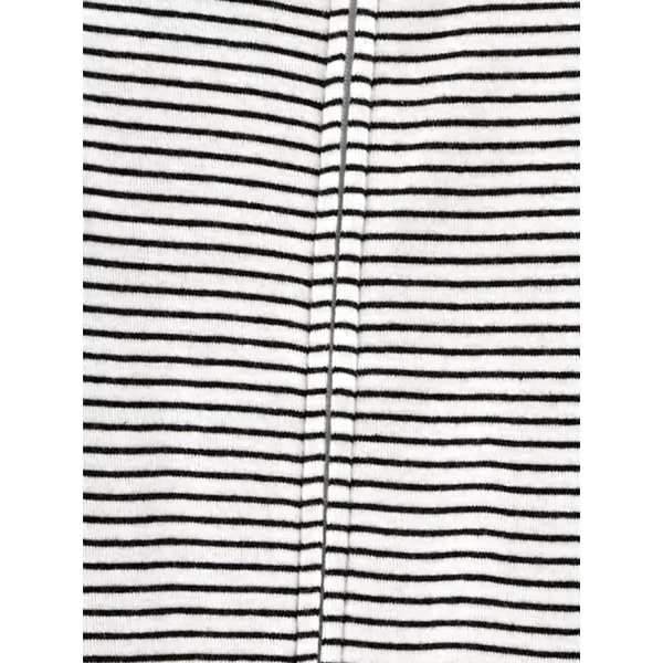 imageSimple Joys by Carters girls SnugFit Footed Cotton PajamasBrown Animal PrintGrey Polka DotWhite Stripe