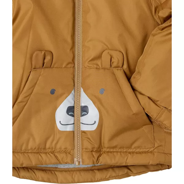 imageSimple Joys by Carters unisexadult Waterresistant Snowsuit Set  Hooded Winter JacketCamel