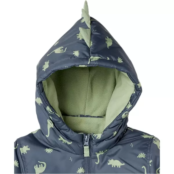 imageSimple Joys by Carters unisexadult Waterresistant Snowsuit Set  Hooded Winter JacketDino