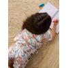 imageSimple Joys by Carters Girls ShortSleeve Shirts and Tops Pack of 3Brown DotsDenimWhite Floral