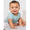 imageSimple Joys by Carters Unisex Babies ShortSleeve BodysuitAnimalRainbowStripeText Print