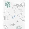 imageSimple Joys by Carters Unisex Babies ShortSleeve BodysuitAnimalRainbowStripeText Print