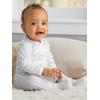 imageSimple Joys by Carters unisexbaby 4pack Side Snap BodysuitJade Green StripeLight GreyOliveWhite Clouds