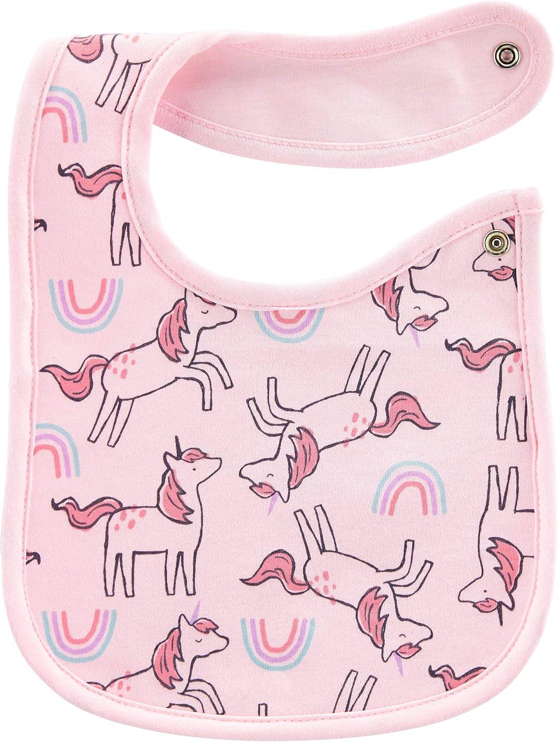 imageSimple Joys by Carters Baby 7Pack Teething BibsMulticolorFloralUnicorn