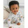 imageSimple Joys by Carters Baby Boys 2Pack 2Way Zip Cotton Footed Sleep and PlayDusty Blue BearIvory Dinosaur