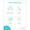 imageSimple Joys by Carters Baby Boys 2Way Zip Thermal Footed Sleep and Play Pack of 2Navy StripeTurquoise Blue Stripe