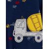 imageSimple Joys by Carters Baby Boys 2Way Zip Thermal Footed Sleep and Play Pack of 2Navy TrucksRed Whale