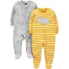 Grey Cow/Yellow Hippo