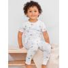 imageSimple Joys by Carters Boys 6Piece Snug Fit Cotton Pajama SetGold StripeGrey LionWhite Animal