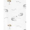 imageSimple Joys by Carters Boys 6Piece Snug Fit Cotton Pajama SetGold StripeGrey LionWhite Animal