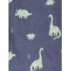 imageSimple Joys by Carters Boys 6Piece Snug Fit Cotton Pajama SetGreen StripeGrey HeatherIndigo Wash Dinosaur