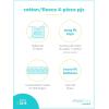 imageSimple Joys by Carters Girls 4Piece Pajama Set Cotton Top ampamp Fleece BottomGrey PandaPink DonutWhite Text PrintDots
