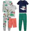 Green Stripe/Grey Trucks/Navy Elephant/Orange Stripe
