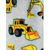 imageSimple Joys by Carters Boys and Toddlers 4Piece Pajama Set Cotton Top ampamp Fleece BottomAqua Blue TrucksBlack DinosuarCobalt BlueGrey Construction