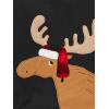 imageSimple Joys by Carters Boys and Toddlers 4Piece Pajama Set Cotton Top ampamp Fleece BottomBlack ReindeerDark Grey Forest AnimalsGrey Polar BearBuffalo Plaid