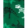 imageSimple Joys by Carters Boys and Toddlers 4Piece Pajama Set Cotton Top ampamp Fleece BottomDinosaur