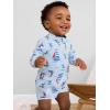 imageSimple Joys by Carters Boys 2Pack 1Piece Zip RashguardsBlueRed