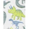 imageSimple Joys by Carters Kids 3Pack Snug Fit Footless Cotton PajamasBlue StripeGreen TrucksWhite Dinosaur